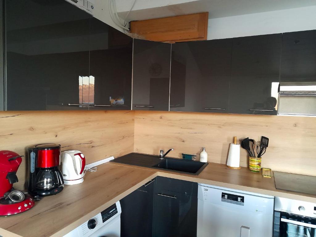 Appartement d'une chambre avec vue sur le lac terrasse amenagee et wifi a Sainte Croix du Verdon a 2 km de la plage